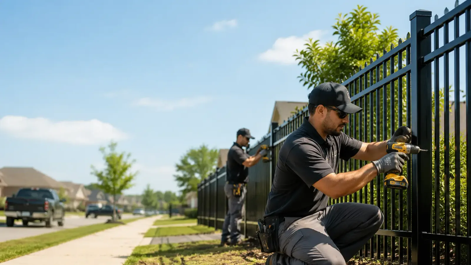 Metal Fence Installation in Montrose, GA